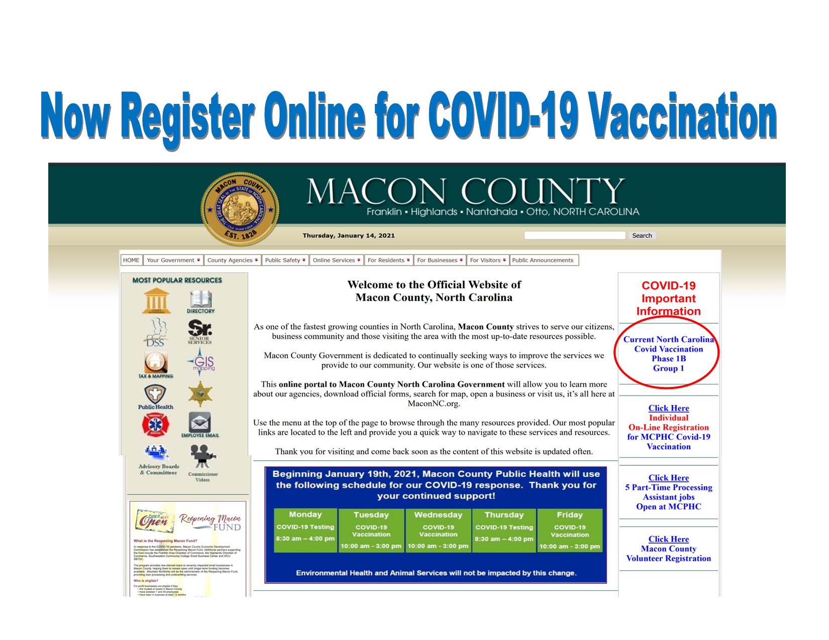 Vaccine Registration